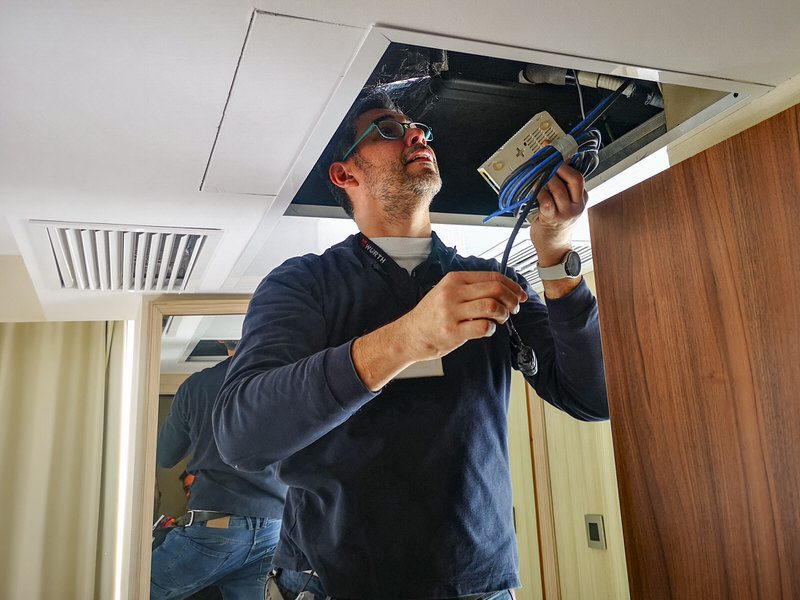 Instalación Access Point en habitación